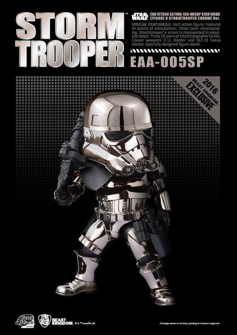 Egg Attack: Star Wars Storm Trooper - EAA-005SP Exclusive (Silver Version)